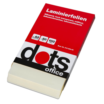 Artikelbild 6 für dots Laminierfolien glänzend für A5 80 micron, 100 St., Artikelnummer 218226