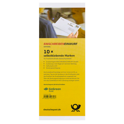 Artikelbild 2 für Deutsche Post 2,35 € Einschreibenmarken 