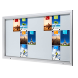 Artikelbild 1 für Showdown® Displays Schaukasten T silber 24x DIN A4 190,5 x 4,7 x 106,7 cm, 1 St., Artikelnummer 269148