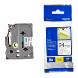 Artikelbild 1 für brother Schriftband TZe-S251 TZES251, 24 mm, schwarz auf weiß, 1 St., Artikelnummer 653733