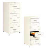 Artikelbild 1 für mauser client entry Karteischrank reinweiß 6 Schubladen 55,2 x 60,0 x 135,0 cm, 1 St., Artikelnummer 259491