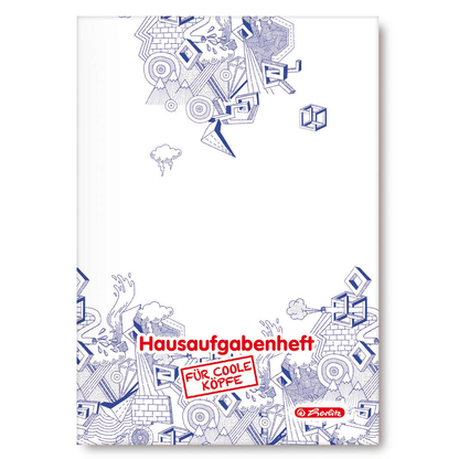 Artikelbild 2 für herlitz Hausaufgabenheft Kritzel Lineatur SL liniert DIN A5 ohne Rand, 48 Blatt, 1 St., Artikelnummer 421972