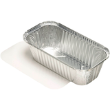 Artikelbild 1 für STARPAK Aluschalen mit Deckel silber 1500 ml, 25 St., Artikelnummer 242881