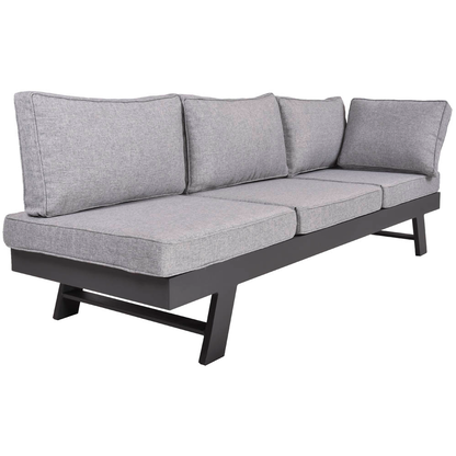 Artikelbild 3 für Garden Pleasure Loungegruppe DONNA grau, anthrazit Metall, 13-teilig, Artikelnummer 707491