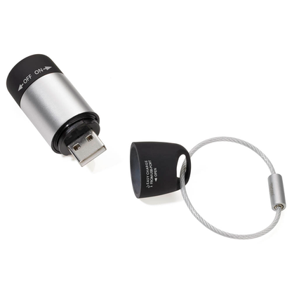 Artikelbild 4 für TROIKA® ECO CHARGE LED Taschenlampe silber 5,8 cm, 1 St., Artikelnummer 666699