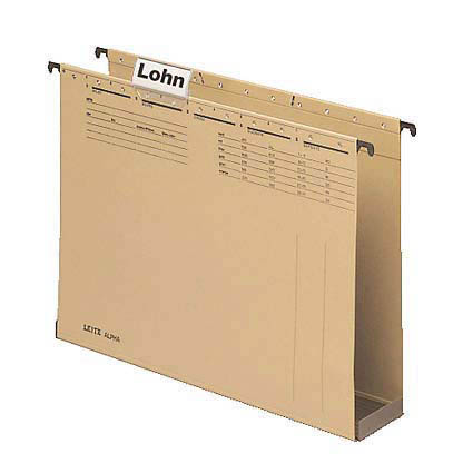 Artikelbild für LEITZ Hängesammler ALPHA® 1941 naturbraun Boden: 6,0 cm, 15 St., Artikelnummer 200006