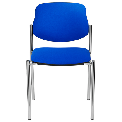 Artikelbild 3 für Nowy Styl Besucherstühle Styl STYL CHROM C-06 4ER blau Stoff, 4 St., Artikelnummer 260392