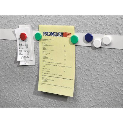 Artikelbild 3 für Magnete weiß, Kunststoff Ø 3,2 x 0,73 cm, 10 St., Artikelnummer 541250