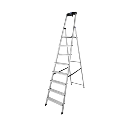 Artikelbild 2 für KRAUSE Stehleiter einseitig MONTO Safety silber 8 Stufen, H: 255,0 cm, Artikelnummer 568737