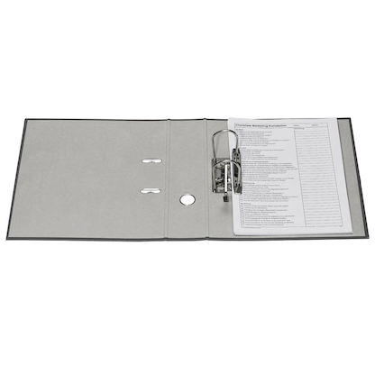 Artikelbild 5 für bene No.1 Power Ordner schiefer Kunststoff 8,0 cm DIN A4, 1 St., Artikelnummer 426262