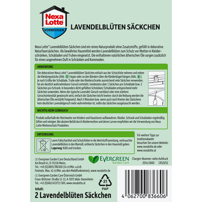 Artikelbild 4 für Nexa Lotte® Mottenschutz Lavendelblüten braun, 2 St., Artikelnummer 641809