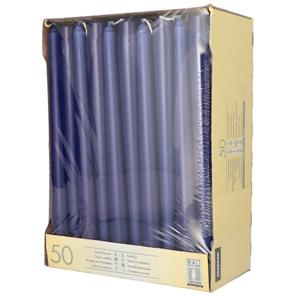 Artikelbild 3 für STARPAK Kerzen dunkelblau, 50 St., Artikelnummer 683237