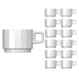 Artikelbild 1 für BAUSCHER Espressotasse EDGE weiß 0,09 l, 12 St., Artikelnummer 819397