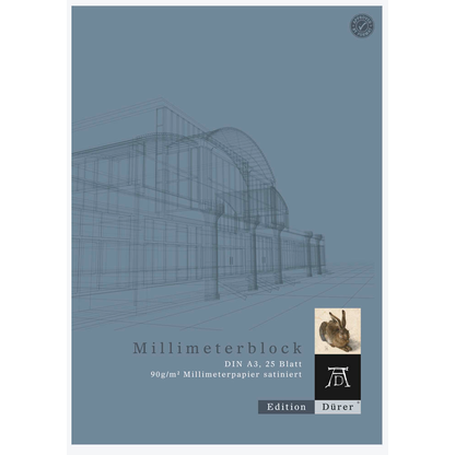 Artikelbild 2 für Edition Dürer Millimeterblock DIN A3 Millimeter, 1 Block, Artikelnummer 160663