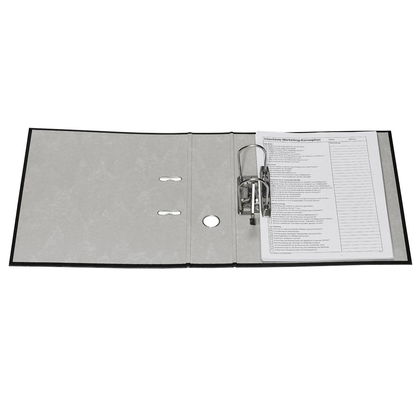 Artikelbild 5 für bene No.1 Power Ordner schwarz Kunststoff 8,0 cm DIN A4, 1 St., Artikelnummer 426239