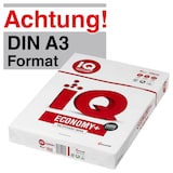 Artikelbild 1 für IQ Kopierpapier ECONOMY+ DIN A3 80 g/qm 500 Blatt, Artikelnummer 596085