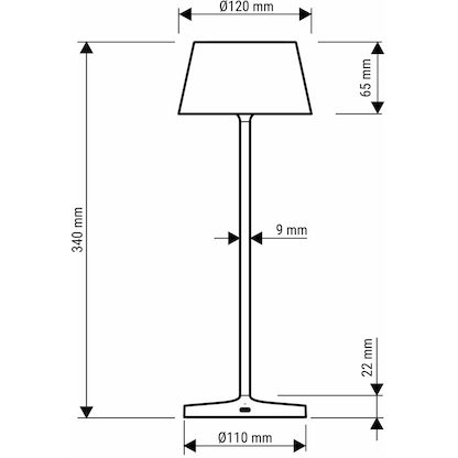 Artikelbild 2 für MAUL MAULnina LED Akku-Tischleuchte weiß, Artikelnummer 415917