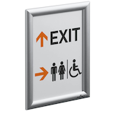 Artikelbild 1 für DURABLE Klapprahmen silber 24,0 x 32,9 cm, 1 St., Artikelnummer 146609