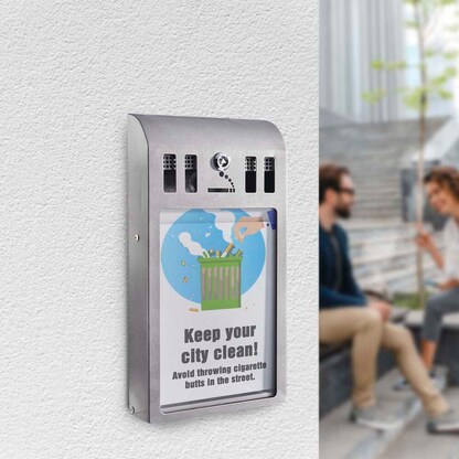 Artikelbild 2 für SPRINTIS PERTH Wandaschenbecher dunkelgrau, 1 St., Artikelnummer 794828