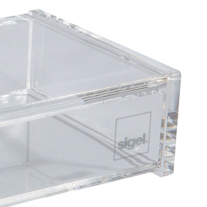 Artikelbild 5 für SIGEL Visitenkartenbox glasklar, für bis zu 80 Visitenkarten, Artikelnummer 694810