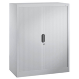Artikelbild 1 für CP Omnispace Rollladenschrank silber 2 Fachböden 100,0 x 42,0 x 123,0 cm, Artikelnummer 412010