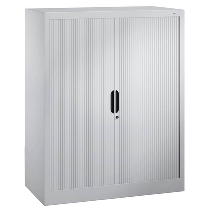 Artikelbild für CP Omnispace Rollladenschrank silber 2 Fachböden 100,0 x 42,0 x 123,0 cm, Artikelnummer 412010