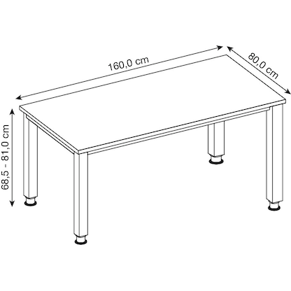 Artikelbild 4 für HAMMERBACHER Akandia Büromöbel-Set lichtgrau, Artikelnummer 841858