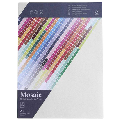 Artikelbild für artoz Briefpapier Mosaic weiß DIN A4 90 g/qm 25 Blatt, Artikelnummer 277503