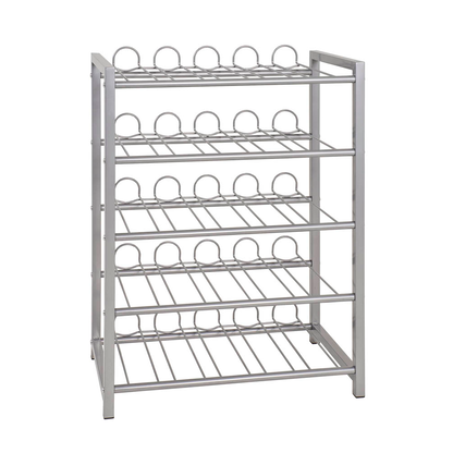 Artikelbild für HAKU Möbel Weinregal silber 54,0 x 31,0 x 76,0 cm, 1 St., Artikelnummer 558682