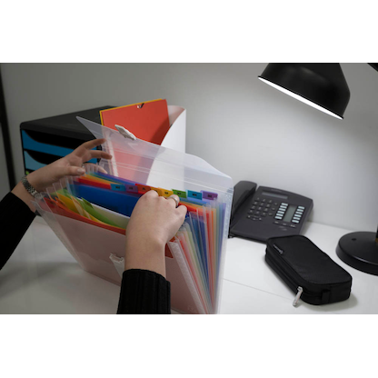 Artikelbild 6 für Exacompta Fächermappe Crystal 13 Fächer transparent, 1 St., Artikelnummer 680916