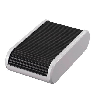 Artikelbild 5 für helit Visitenkartenbox lichtgrau/schwarz, für bis zu 300 Visitenkarten, Artikelnummer 138248