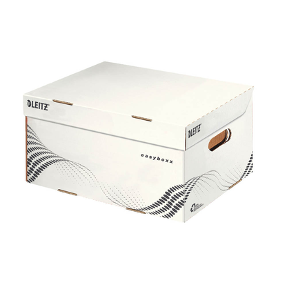 Artikelbild für LEITZ Archivcontainer easyboxx weiß 35,5 x 25,2 x 19,3 cm, 15 Pack, Artikelnummer 668004