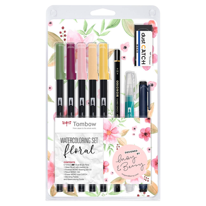 Artikelbild für Tombow ABT Floral Brush-Pen-Set farbsortiert, 1 Set, Artikelnummer 125201