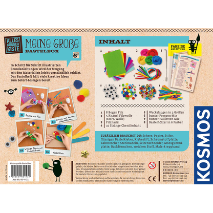Artikelbild 3 für KOSMOS Experimentierkasten Meine große Bastelbox mehrfarbig, Artikelnummer 474553