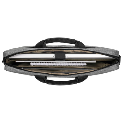 Artikelbild 3 für hama Laptoptasche Terra Kunstfaser grau 196601 bis 39,6 cm (15,6 Zoll), Artikelnummer 500502