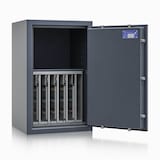 Artikelbild 1 für ISS safe4key Schlüsseltresor grau mit 280 Haken, Doppelbartschloss, 50,0 x 42,0 x 80,0 cm, 1 St., Artikelnummer 850022