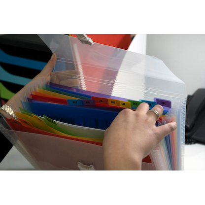 Artikelbild 7 für Exacompta Fächermappe Crystal 13 Fächer transparent, 1 St., Artikelnummer 680916