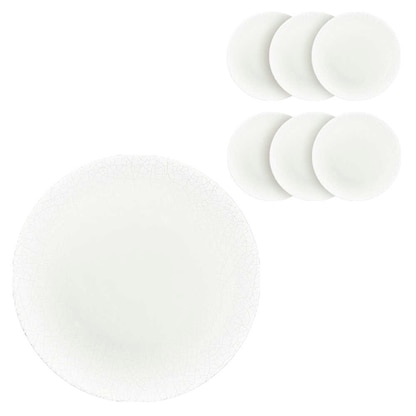 Artikelbild für BAUSCHER Teller SMART CRUST coup weiß Ø 28,0 cm, 6 St., Artikelnummer 819977