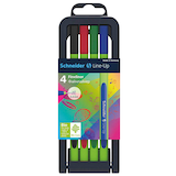 Artikelbild 1 für Schneider Line-Up Fineliner farbsortiert 0,4 mm, 4 St., Artikelnummer 326759