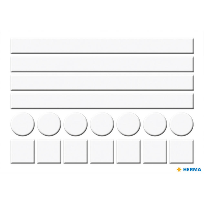 Artikelbild 2 für HERMA reflektierende Aufkleber Geometrie, weiß, 18 St., Artikelnummer 493753