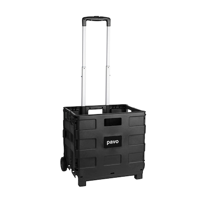 Artikelbild für pavo Transportwagen schwarz 38,0 x 31,0 x 36,0 cm bis 25,0 kg, Artikelnummer 219216