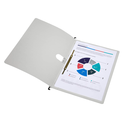 Artikelbild 4 für dots Hängehefter Karton lichtgrau DIN A4 1x kaufmännische Heftung, 50 St., Artikelnummer 538488