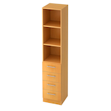 Artikelbild 1 für HAMMERBACHER Regalschrank Gradeo, V7600/6/6/RE buche 40,6 x 42,0 x 200,4 cm, 1 St., Artikelnummer 233718