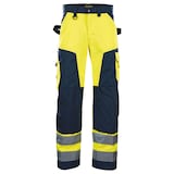 Artikelbild 1 für BLAKLÄDER® Herren Warnschutzhose 1566 gelb, marine Größe 46, Artikelnummer 779052