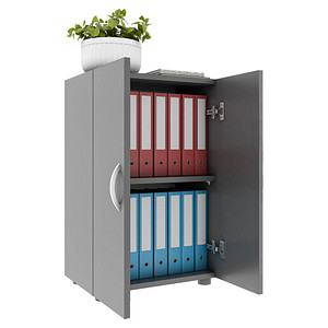 VCM my office Aktenschrank Ulas, 918431 anthrazit 1 Fachboden 49,0 x 34,0 x 74,0 cm