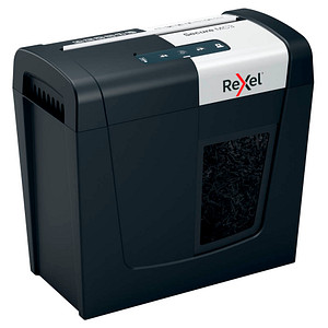 Rexel Secure MC3 Aktenvernichter mit Partikelschnitt P-5, 2 x 15 mm, bis 3 Blatt, schwarz