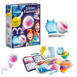 Clementoni Experimentierkasten Glitter-Flummis mehrfarbig