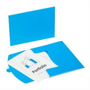 PAGNA Dokumententasche Wallet DIN A4 blau glatt 0,43 mm, 1 St.
