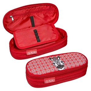 herlitz Schlampermäppchen Zebra Motiv, 21,5 x 9,0 cm