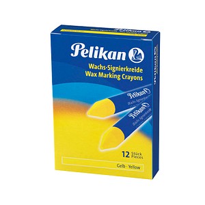 Pelikan 772/12 Signierkreiden gelb, 12 St.